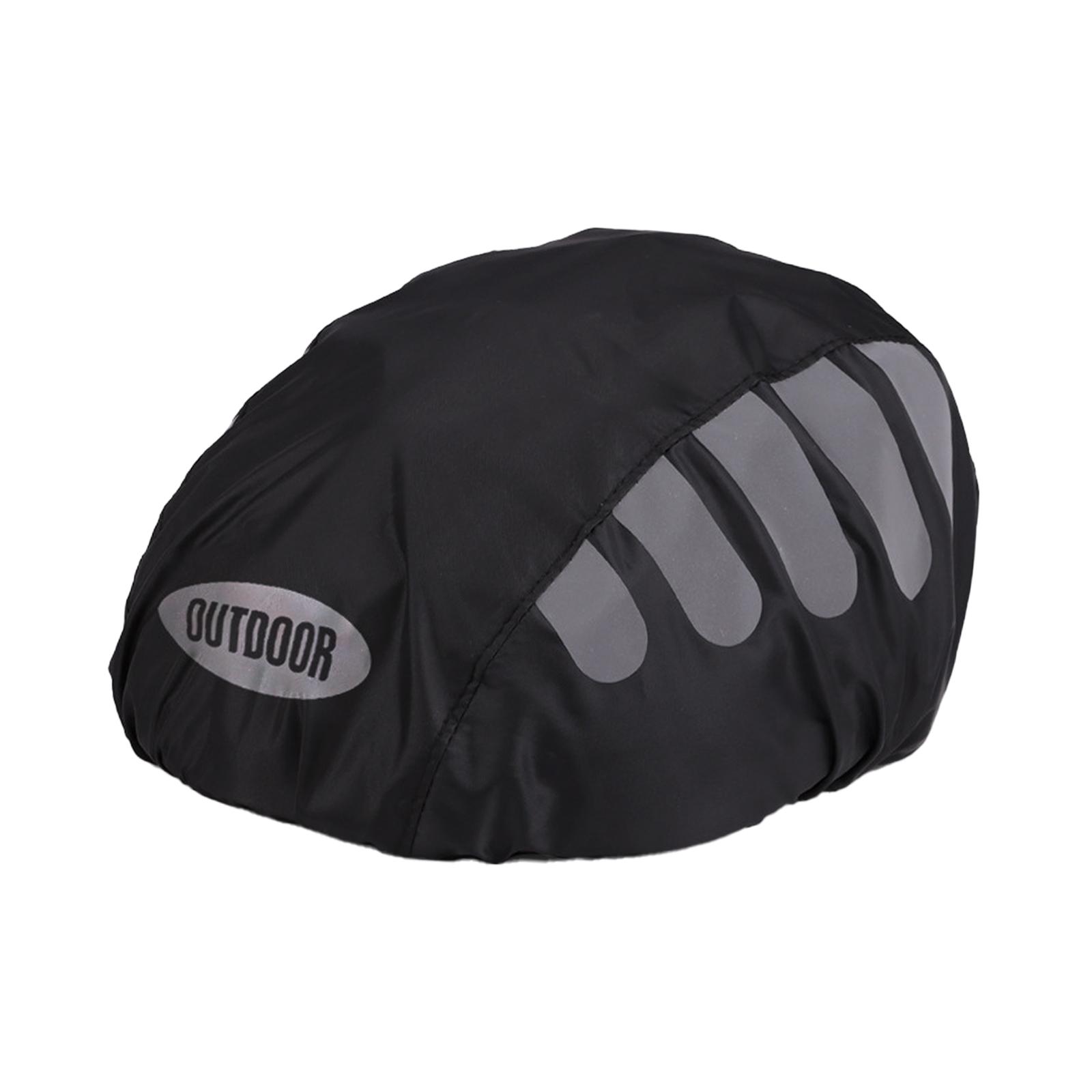 Cycling Commute In Rain - Pokrowiec przeciwdeszczowy na kask rowerowy, 190T,