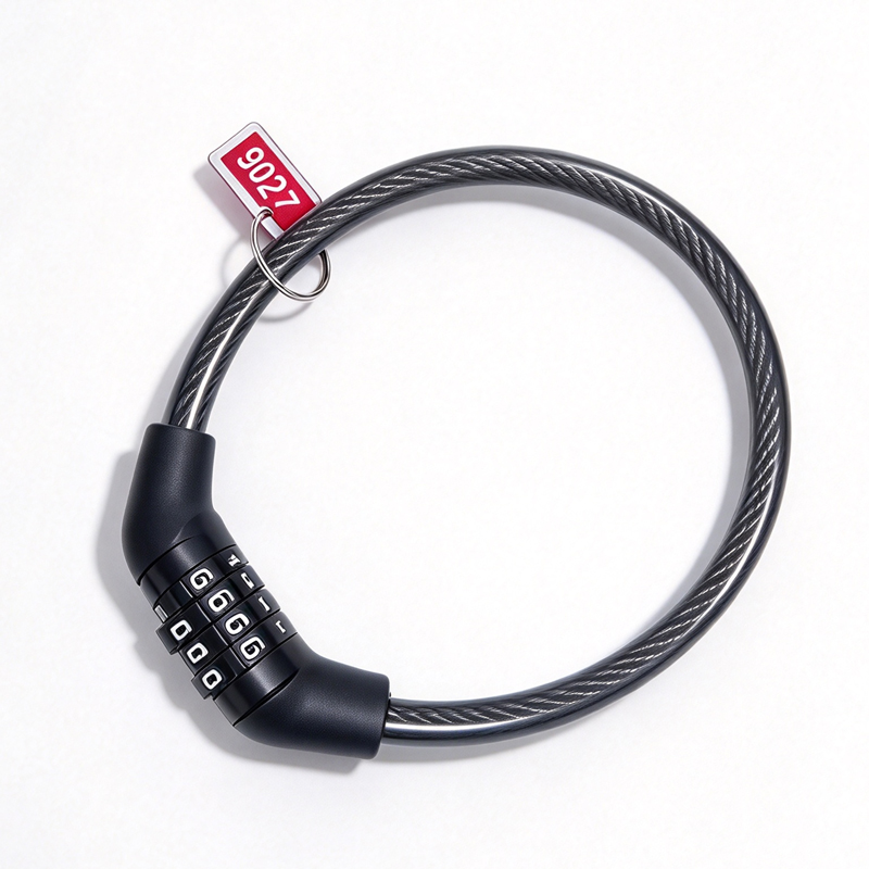 Commuter Bike Lock - Zamek kombinowany do roweru, zamek druciany,